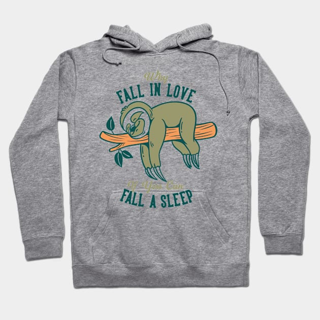 Sloth Life Hoodie by weervector